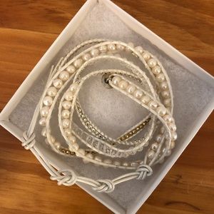 Lizou Pearl Wrap Bracelet